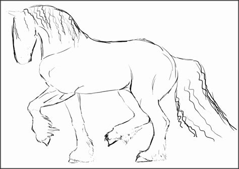 Horse Easy Drawing at GetDrawings | Free download