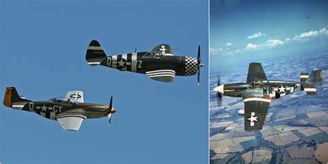 P-47 Thunderbolt Vs P-51B Mustang Vs P-51D Mustang: a comparison between USAAF’s Best Single ...