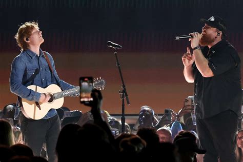 Ed Sheeran Goes Country as He Duets New Single 'Life Goes On' with Luke Combs at 2023 ACM Awards ...