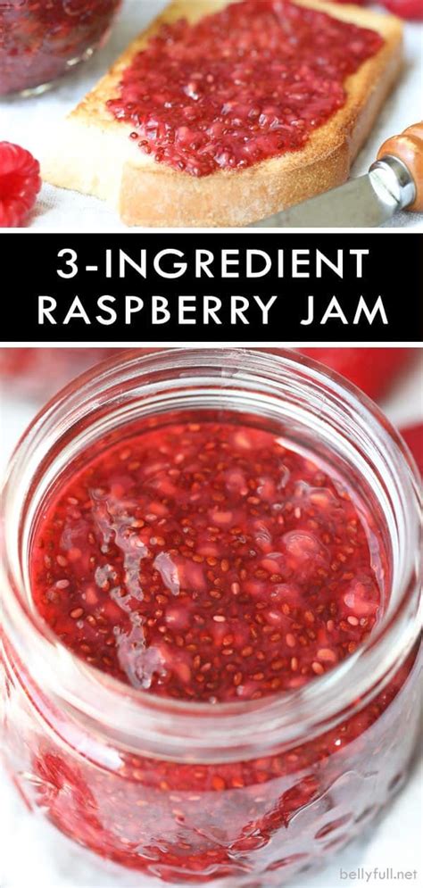 3-Ingredient Raspberry Jam | Recipe | Jam recipes, Canning recipes ...