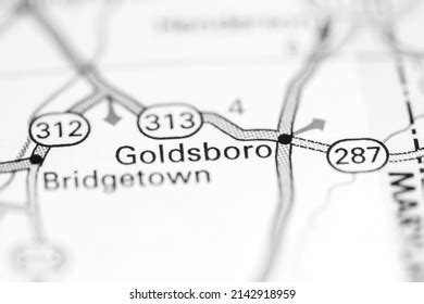 Goldsboro Maryland Usa On Geography Map Stock Photo 2142918959 ...