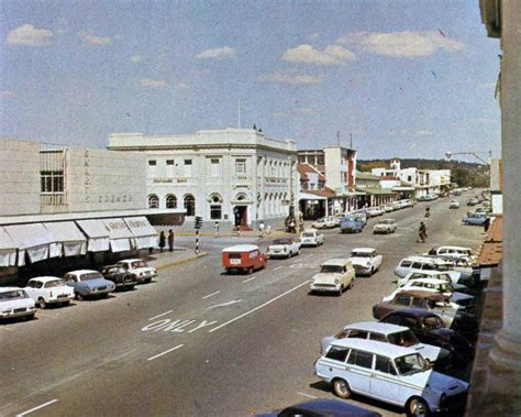 Rhodesia, Gwelo (now Zimbabwe, Gweru) city centre 1960s | Zimbabwe history, Zimbabwe, Puerto ...