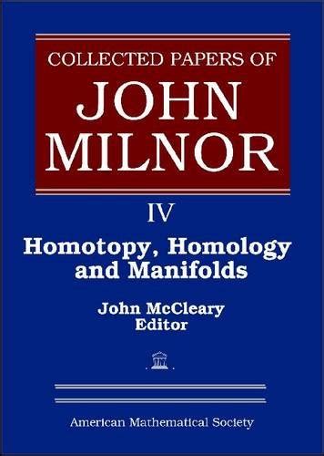 Collected Papers of John Milnor by John Milnor | Goodreads