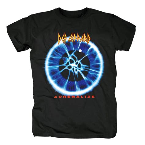 Free shipping RETRO 2014 vintage vinyl DEF LEPPARD Pyromania Black T Shirt Size M 3XL-in T ...