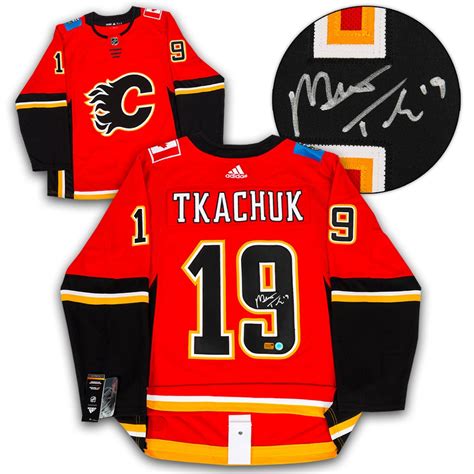 Matthew Tkachuk Calgary Flames Autographed Signed Adidas Authentic ...