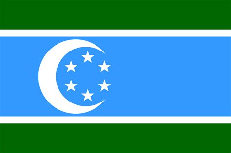 Flag for Turkestan : r/vexillology