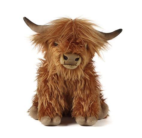 Living Nature Highland Cow Soft Toy With Sound – TopToy