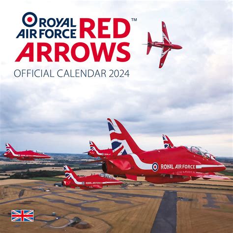 Official Red Arrows 2024 Calendar - RAFATRAD