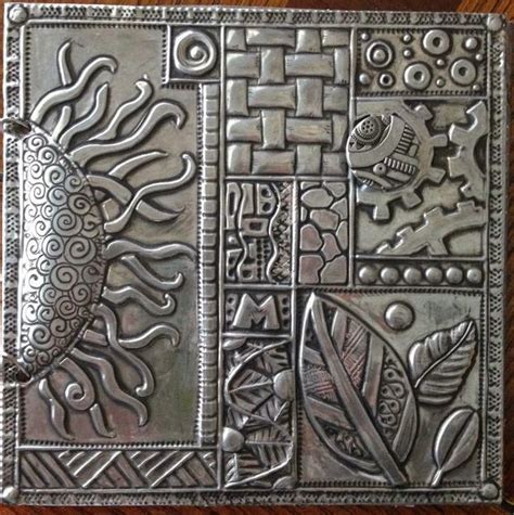 Metal embossing art, Aluminum foil art, Tin foil art