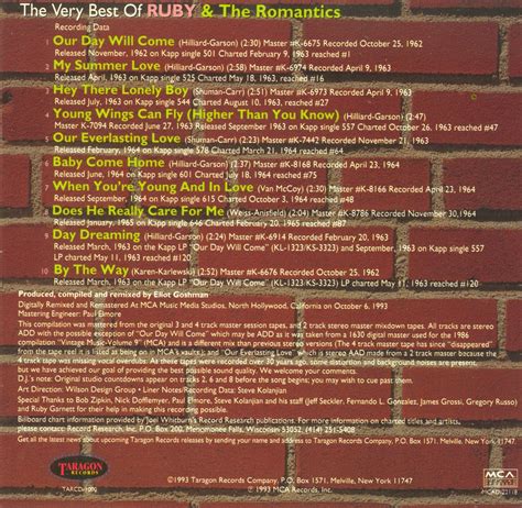 The Very Best of Ruby & The Romantics