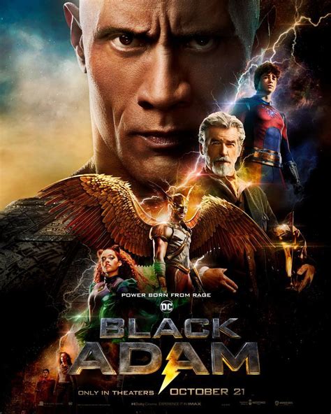 New Black Adam Movie Posters Show Off 7 Main Characters