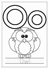 Letter O Coloring Pages For Kids  Learning Printable sketch template