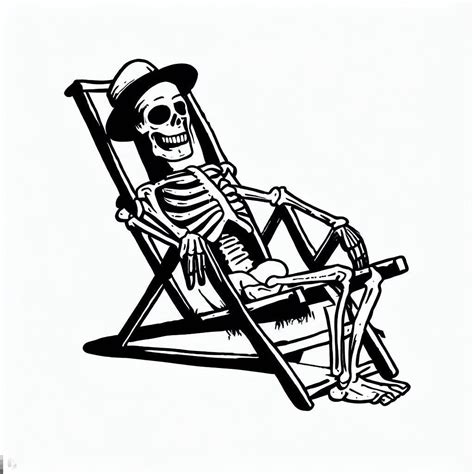Electric Chair, Funny Skeleton, Skeleton Tattoos, Beach Tattoo, Rock Concert, Deck Chairs ...