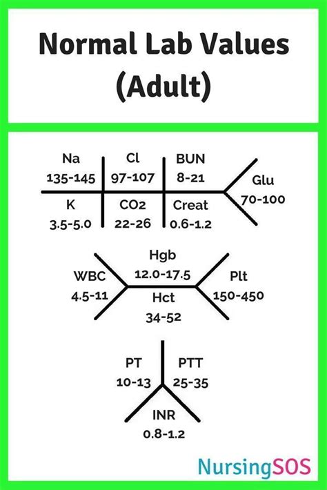 Normal Lab Values You Need to Know in Nursing School. Click through to ...