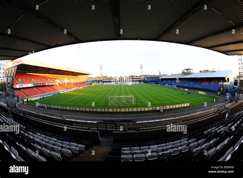 View inside Windsor Park Stadium, Belfast. Home of Linfield Football ...