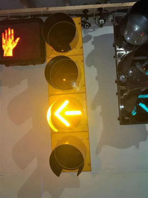 Yellow Arrow Traffic Light