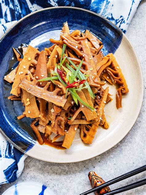 Garlicky Braised Bamboo Shoots Recipe | The Feedfeed