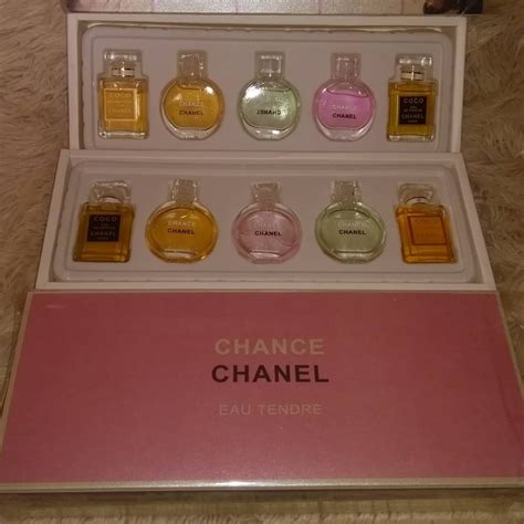 Set Perfume Miniatura Chance Chanel Tendre Fraiche Coco X 5 - $ 90.800 ...