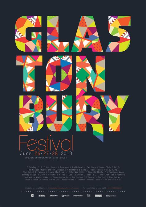 Glastonbury POSTER | Art festival poster, Music festival poster ...