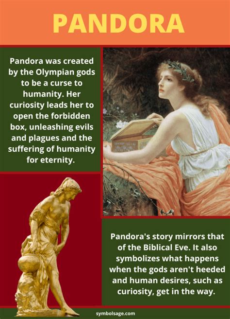 Pandora – First Mortal Woman in Greek Mythology - Symbol Sage