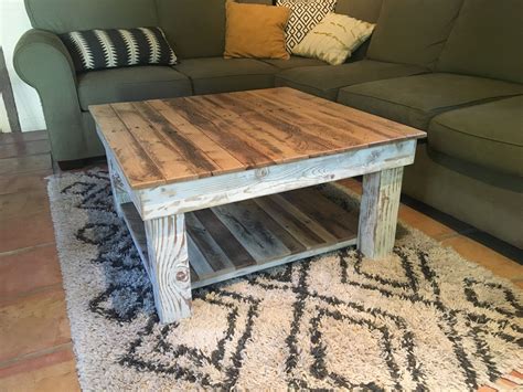 Wood Rustic Coffee Table - Pioneer Rustic Reclaimed Wood 2 Drawer Coffee Table / A rustic coffee ...