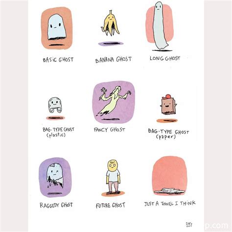 types of ghosts (credit u/pierremortel) | 🥷 Knowledge Ninja