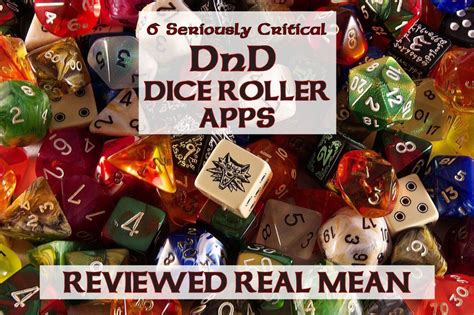 6 Seriously Critical DnD Dice Roller Apps REVIEWED | MMODwarf