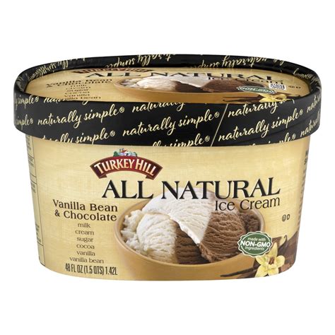 Turkey Hill All Natural Vanilla Bean & Chocolate Ice Cream 48 fl oz | Shipt