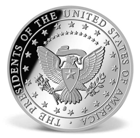 President Donald Trump Commemorative Coin | Silver-Plated | Silver ...