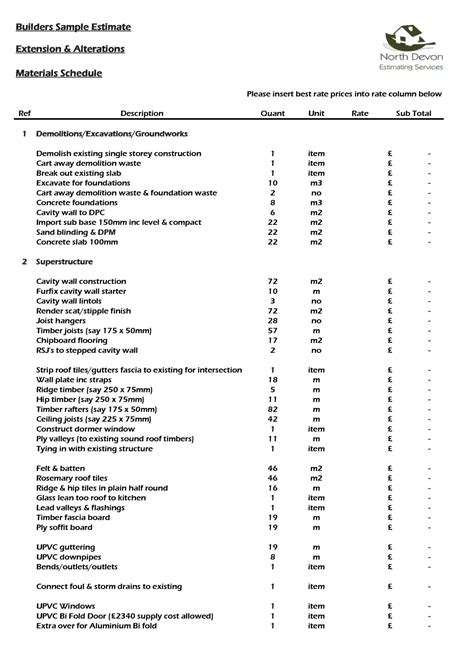 Materials Schedule Sample.pdf | DocDroid