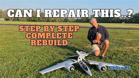 How to repair rc plane after disaster - Rebuilding the FMS Tigercat - YouTube