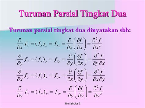 Contoh Soal Turunan Parsial Dan Penyelesaiannya - Riset