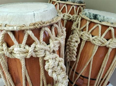 Hand Made Atabaque from Brazil - Capoeira Volta Ao Mundo