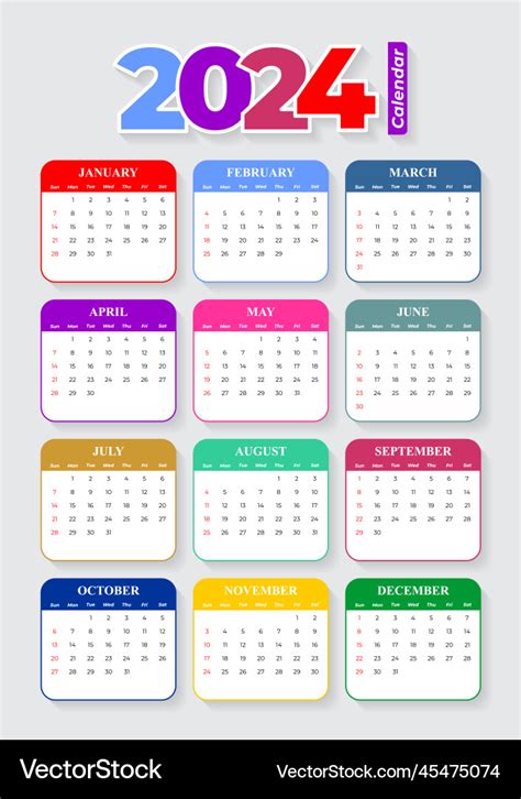 Editable Calendar 2024 Template - Val Libbie