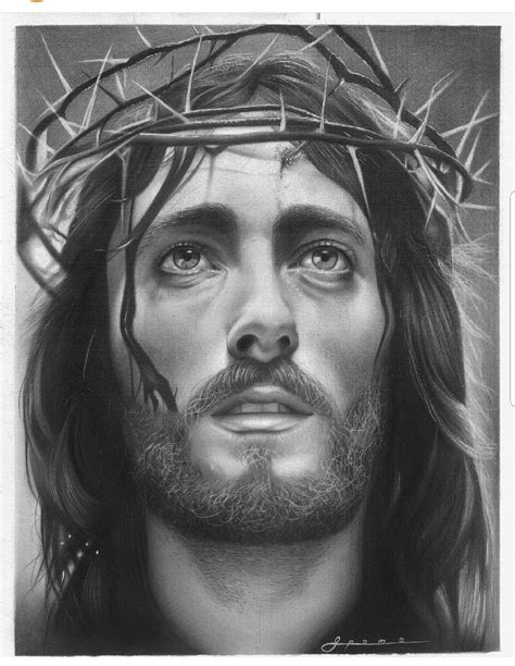 Pin by Cecilia Toledo Perez on Tattoo model 2018 | Jesus sketch, Jesus ...