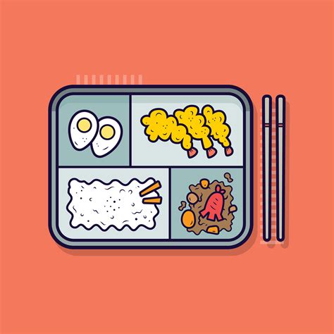 Bento Box Vector 272653 Vector Art at Vecteezy