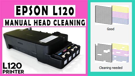 Manual Head Cleaning and Nozzle Checking of Epson L120 Printer without ...