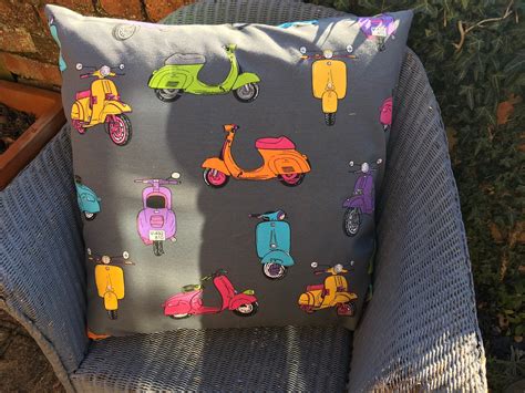 Retro Moped Scooter Floor Cushion - Etsy