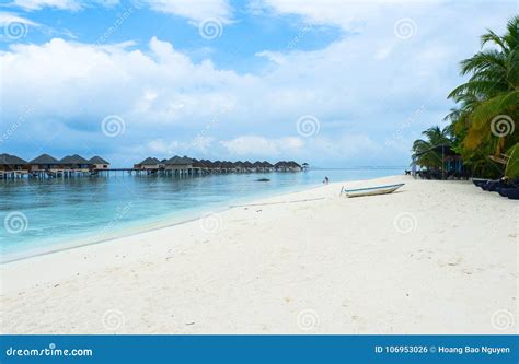 Best All-inclusive Maldives Water-villa Resorts in Maldives Stock Photo ...