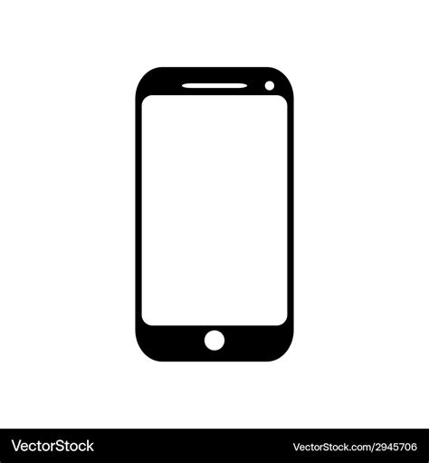 Mobile phone icon Royalty Free Vector Image - VectorStock