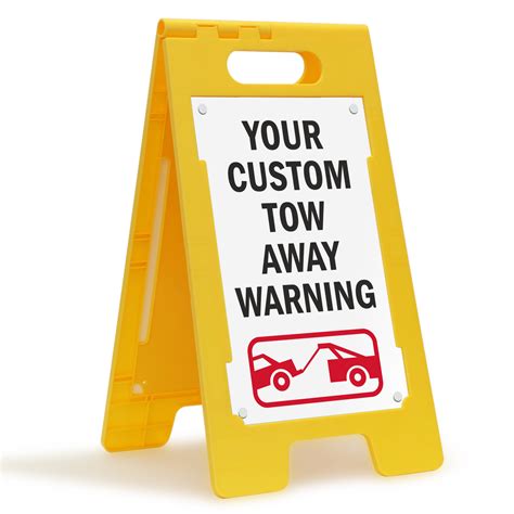 Parking Sign Stands - Custom Parking Standing Floor Signs