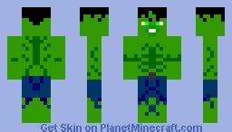 The Incredible Hulk (Request) Minecraft Skin