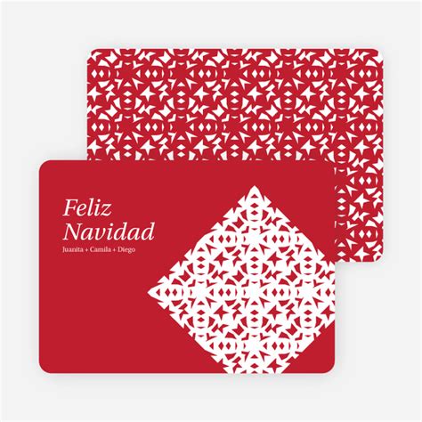 Paper Snowflake Feliz Navidad Cards | Paper Culture