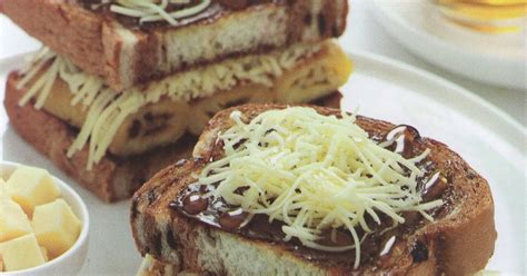 Resep Masakan Indonesia : Roti Bakar Pisang Madu Kraft