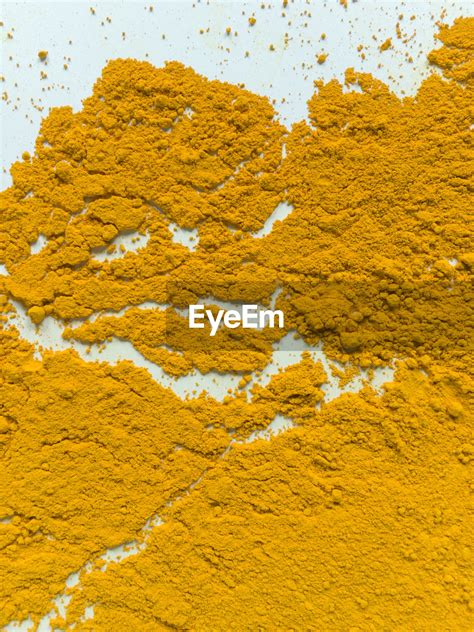 Close-up of yellow powder paint | ID: 108462796