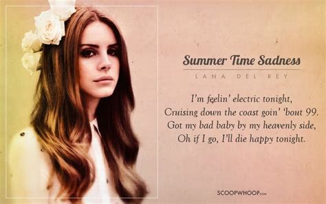 15 Lyrics From Lana Del Rey Songs To Give Words To Your Summertime Sadness