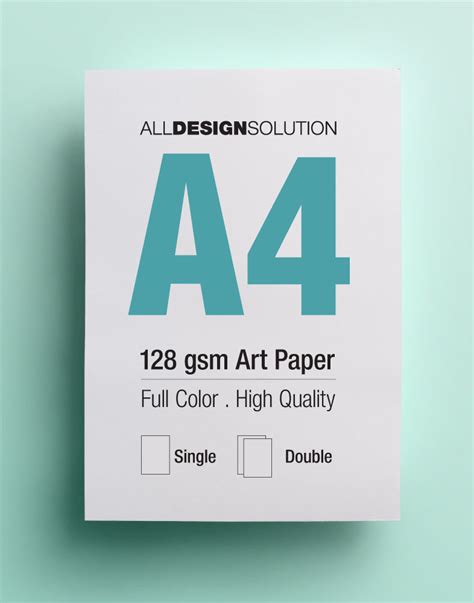 Flyer A4 128gsm Art Paper – All Design Solution