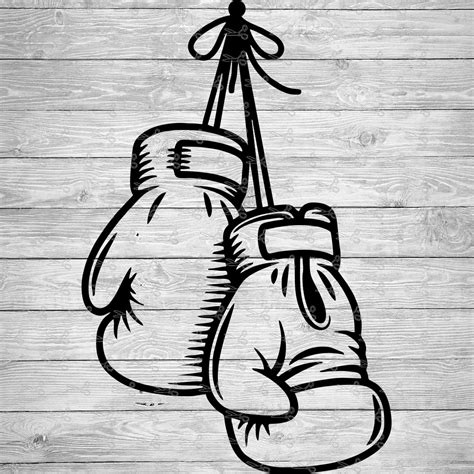 Hanging Boxing Gloves SVG,EPS & PNG Files - Digital Download files for Cricut, Silhouette Cameo ...