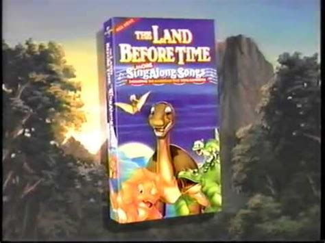 The Land Before Time: Sing Along Songs Animated Children's Pal VHS 0044007835135 – Golden Class ...