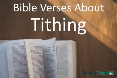 Tithing in the Bible [Verses and Anlysis]